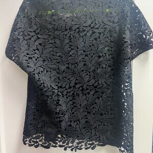 CROSBY by Mollie Burch Black Dress Top Sz.Medium